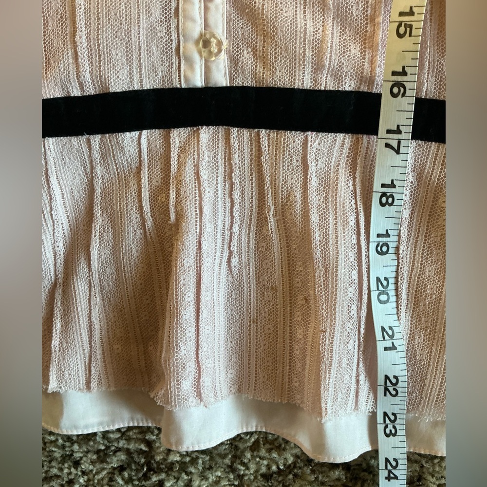 NWT $248 MARC JACOBS Nordstrom creamy pink top sleeveless shirt Sz 4 Easter - Picture 11 of 12